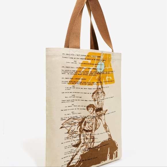 Star Wars Luke And Princess Leia Canvas Tote Bag - Picture 2 of 14
